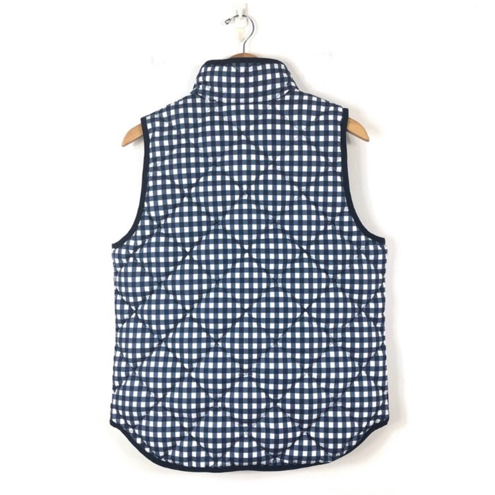J. Crew Gingham Vest Medium - Picture 3 of 5